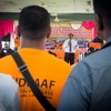 Majlis penyerahan cek pampasan untuk bekas pekerja ladang Padang Meha